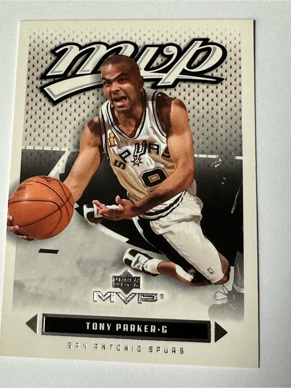 Tony Parker MVP Basketball Card - San Antonio Spurs